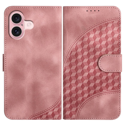 YX0060 Elephant Head Embossed Phone Leather Case with Lanyard, For iPhone 17e / 16e, For iPhone 17 Pro Max, For iPhone 17 Pro, For iPhone 17, For iPhone Air, For iPhone 16 Pro Max, For iPhone 16 Pro, For iPhone 16 Plus, For iPhone 16                   ...