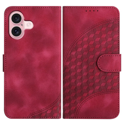 YX0060 Elephant Head Embossed Phone Leather Case with Lanyard, For iPhone 17e / 16e, For iPhone 17 Pro Max, For iPhone 17 Pro, For iPhone 17, For iPhone Air, For iPhone 16 Pro Max, For iPhone 16 Pro, For iPhone 16 Plus, For iPhone 16                   ...