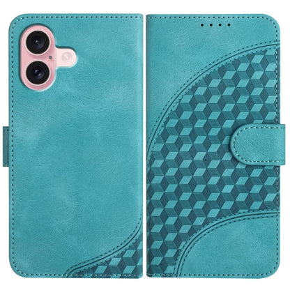 YX0060 Elephant Head Embossed Phone Leather Case with Lanyard, For iPhone 17e / 16e, For iPhone 17 Pro Max, For iPhone 17 Pro, For iPhone 17, For iPhone Air, For iPhone 16 Pro Max, For iPhone 16 Pro, For iPhone 16 Plus, For iPhone 16                   ...