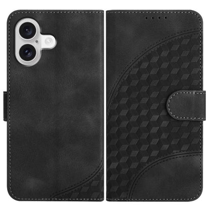 YX0060 Elephant Head Embossed Phone Leather Case with Lanyard, For iPhone 17e / 16e, For iPhone 17 Pro Max, For iPhone 17 Pro, For iPhone 17, For iPhone Air, For iPhone 16 Pro Max, For iPhone 16 Pro, For iPhone 16 Plus, For iPhone 16                   ...