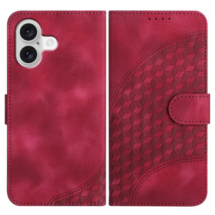YX0060 Elephant Head Embossed Phone Leather Case with Lanyard, For iPhone 17e / 16e, For iPhone 17 Pro Max, For iPhone 17 Pro, For iPhone 17, For iPhone Air, For iPhone 16 Pro Max, For iPhone 16 Pro, For iPhone 16 Plus, For iPhone 16                   ...