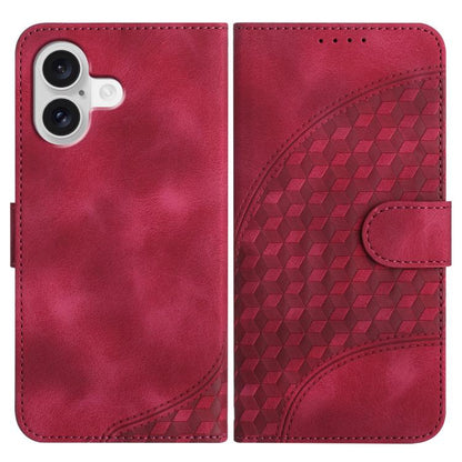 YX0060 Elephant Head Embossed Phone Leather Case with Lanyard, For iPhone 17e / 16e, For iPhone 17 Pro Max, For iPhone 17 Pro, For iPhone 17, For iPhone Air, For iPhone 16 Pro Max, For iPhone 16 Pro, For iPhone 16 Plus, For iPhone 16                   ...