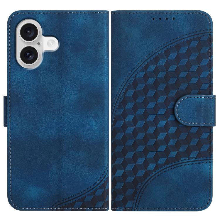 YX0060 Elephant Head Embossed Phone Leather Case with Lanyard, For iPhone 17e / 16e, For iPhone 17 Pro Max, For iPhone 17 Pro, For iPhone 17, For iPhone Air, For iPhone 16 Pro Max, For iPhone 16 Pro, For iPhone 16 Plus, For iPhone 16                   ...