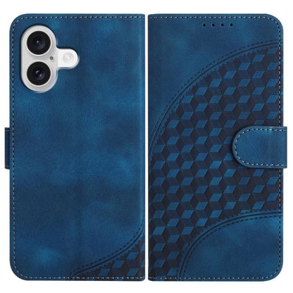 YX0060 Elephant Head Embossed Phone Leather Case with Lanyard, For iPhone 17e / 16e, For iPhone 17 Pro Max, For iPhone 17 Pro, For iPhone 17, For iPhone Air, For iPhone 16 Pro Max, For iPhone 16 Pro, For iPhone 16 Plus, For iPhone 16                   ...