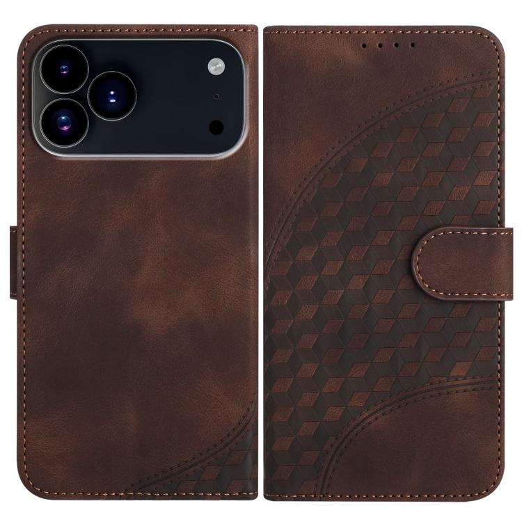 YX0060 Elephant Head Embossed Phone Leather Case with Lanyard, For iPhone 17e / 16e, For iPhone 17 Pro Max, For iPhone 17 Pro, For iPhone 17, For iPhone Air, For iPhone 16 Pro Max, For iPhone 16 Pro, For iPhone 16 Plus, For iPhone 16                   ...