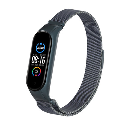 Milano Solid Color Magnetic Stainless Steel Strap, For Xiaomi Mi Band 5