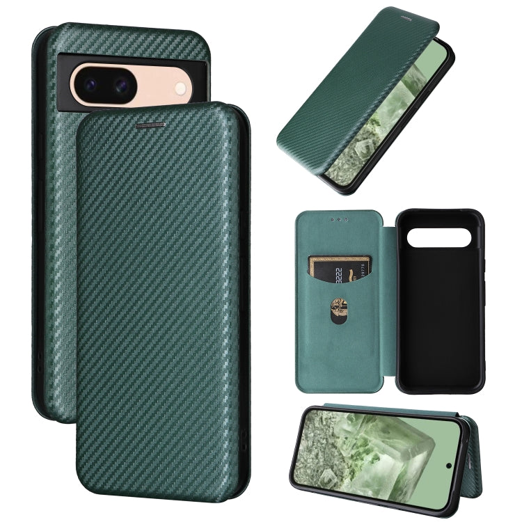 Carbon Fiber Texture Flip Leather Phone Case, For Google Pixel 11 Pro XL, For Google Pixel 11 Pro / 11, For Google Pixel 10a, For Google Pixel 10 Pro XL 5G Global, For Google Pixel 9a, For Google Pixel 8a