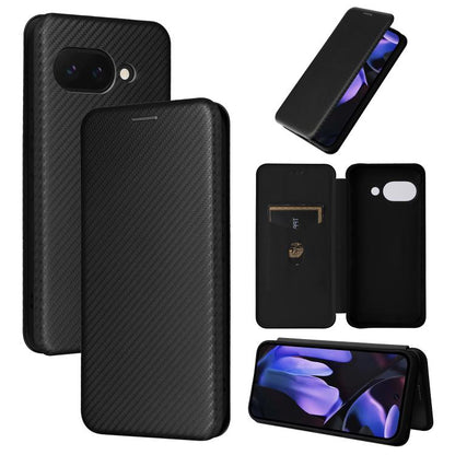 Carbon Fiber Texture Flip Leather Phone Case, For Google Pixel 11 Pro XL, For Google Pixel 11 Pro / 11, For Google Pixel 10a, For Google Pixel 10 Pro XL 5G Global, For Google Pixel 9a, For Google Pixel 8a