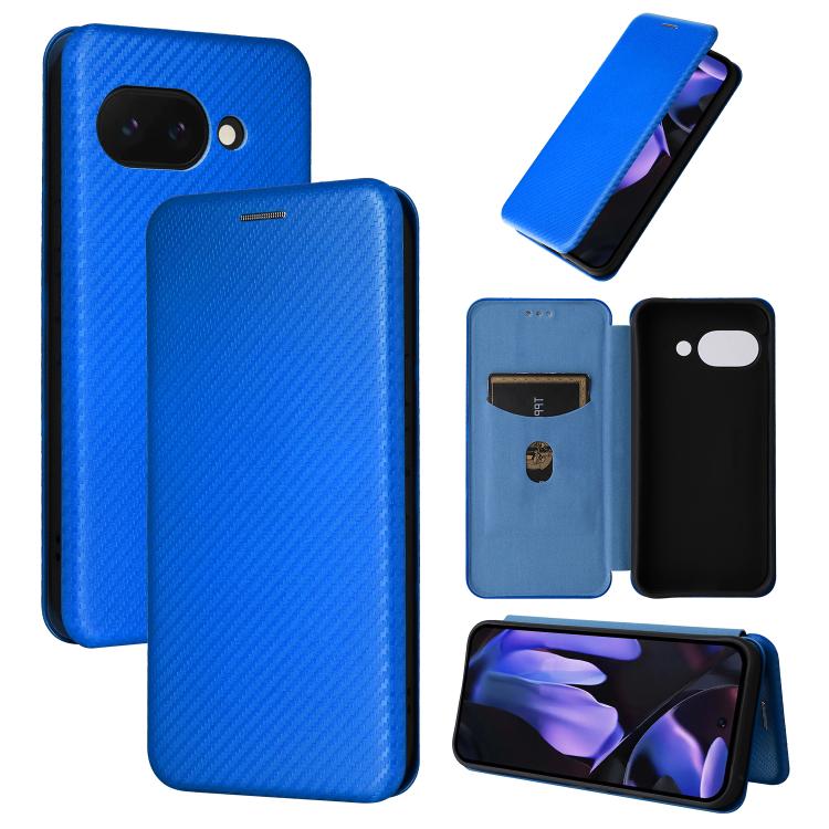 Carbon Fiber Texture Flip Leather Phone Case, For Google Pixel 11 Pro XL, For Google Pixel 11 Pro / 11, For Google Pixel 10a, For Google Pixel 10 Pro XL 5G Global, For Google Pixel 9a, For Google Pixel 8a