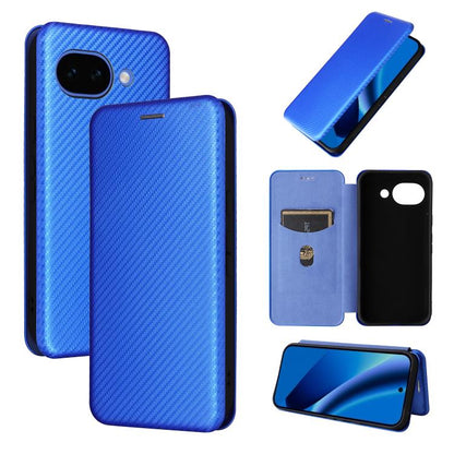 Carbon Fiber Texture Flip Leather Phone Case, For Google Pixel 11a, For Google Pixel 11 Pro XL, For Google Pixel 11 Pro / 11, For Google Pixel 10a, For Google Pixel 10 Pro XL 5G Global, For Google Pixel 9a, For Google Pixel 8a
