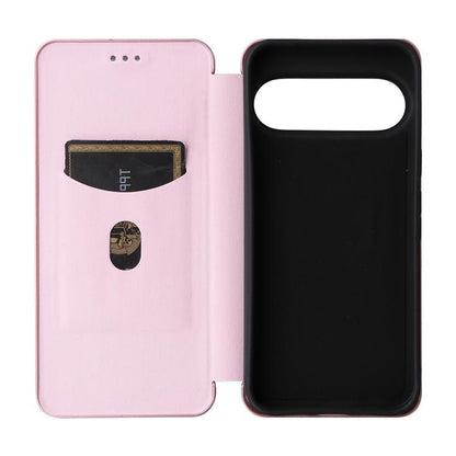 Carbon Fiber Texture Flip Leather Phone Case, For Google Pixel 11 Pro XL, For Google Pixel 11 Pro / 11, For Google Pixel 10a, For Google Pixel 10 Pro XL 5G Global, For Google Pixel 9a, For Google Pixel 8a