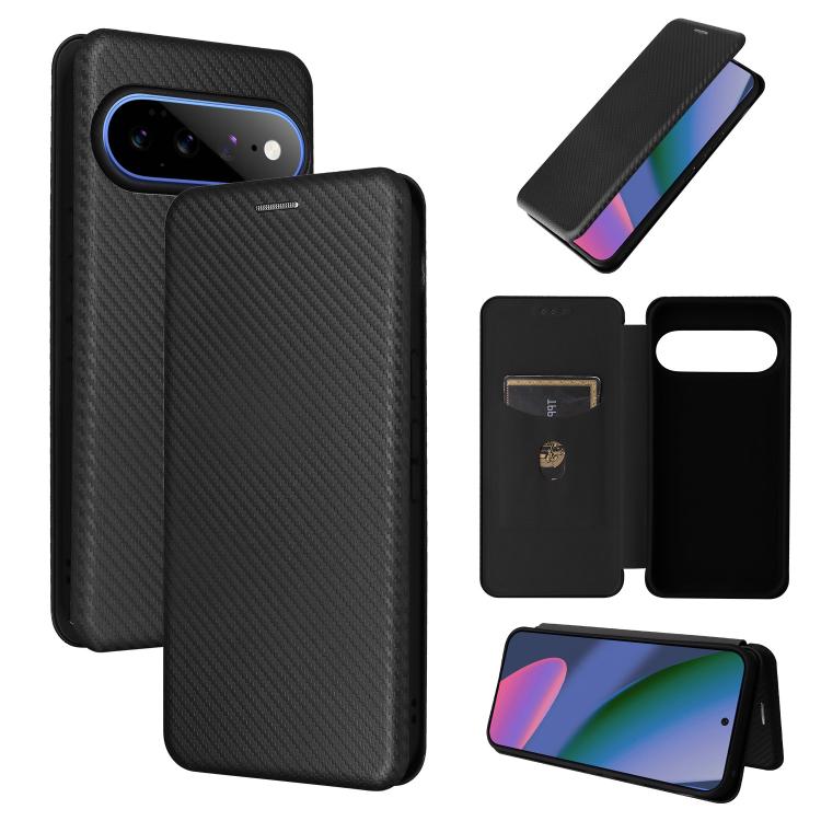 Carbon Fiber Texture Flip Leather Phone Case, For Google Pixel 11 Pro XL, For Google Pixel 11 Pro / 11, For Google Pixel 10a, For Google Pixel 10 Pro XL 5G Global, For Google Pixel 9a, For Google Pixel 8a