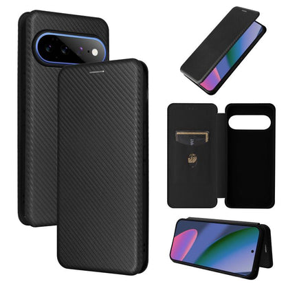 Carbon Fiber Texture Flip Leather Phone Case, For Google Pixel 11 Pro XL, For Google Pixel 11 Pro / 11, For Google Pixel 10a, For Google Pixel 10 Pro XL 5G Global, For Google Pixel 9a, For Google Pixel 8a