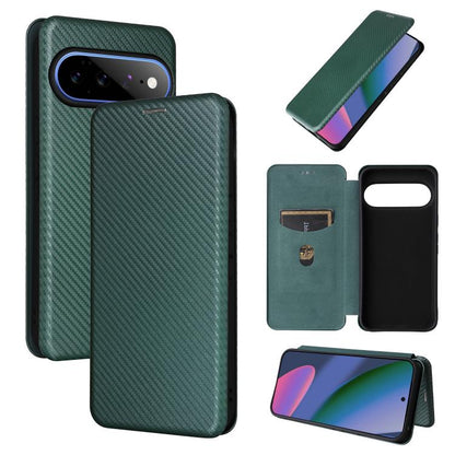 Carbon Fiber Texture Flip Leather Phone Case, For Google Pixel 11 Pro XL, For Google Pixel 11 Pro / 11, For Google Pixel 10a, For Google Pixel 10 Pro XL 5G Global, For Google Pixel 9a, For Google Pixel 8a
