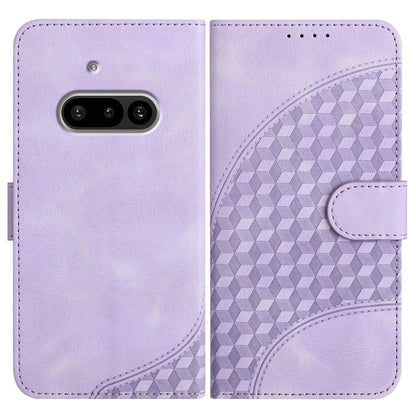 Elephant Head Embossed Phone Leather Case with Lanyard, For Nothing Phone 4a Pro, For Nothing Phone 4a, For Nothing Phone 3a, For Nothing Phone 3a Pro, For Nothing Phone 2a, For Nothing Phone 2, For Nothing Phone 1