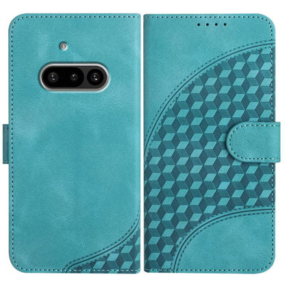 Elephant Head Embossed Phone Leather Case with Lanyard, For Nothing Phone 4a Pro, For Nothing Phone 4a, For Nothing Phone 3a, For Nothing Phone 3a Pro, For Nothing Phone 2a, For Nothing Phone 2, For Nothing Phone 1
