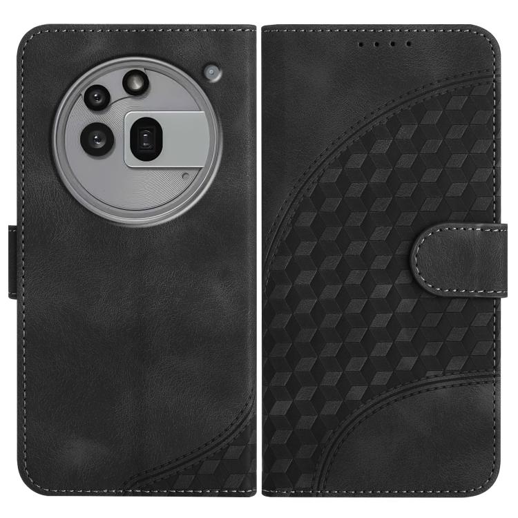 Elephant Head Embossed Phone Leather Case with Lanyard, For Nothing Phone 4a Pro, For Nothing Phone 4a, For Nothing Phone 3a, For Nothing Phone 3a Pro, For Nothing Phone 2a, For Nothing Phone 2, For Nothing Phone 1