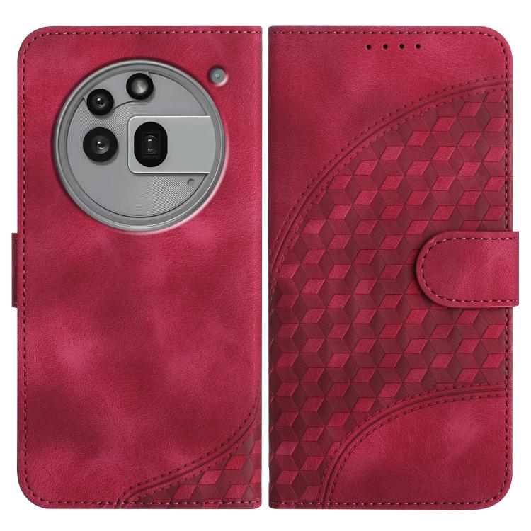 Elephant Head Embossed Phone Leather Case with Lanyard, For Nothing Phone 4a Pro, For Nothing Phone 4a, For Nothing Phone 3a, For Nothing Phone 3a Pro, For Nothing Phone 2a, For Nothing Phone 2, For Nothing Phone 1