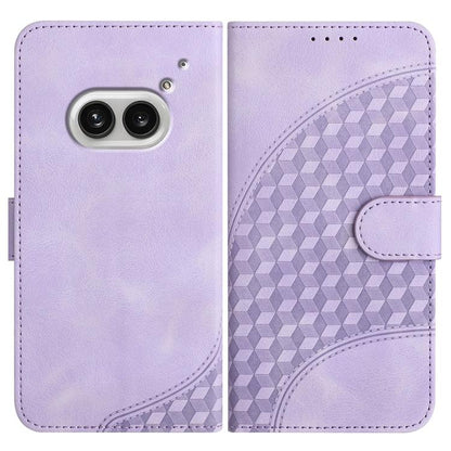 Elephant Head Embossed Phone Leather Case with Lanyard, For Nothing Phone 4a Pro, For Nothing Phone 4a, For Nothing Phone 3a, For Nothing Phone 3a Pro, For Nothing Phone 2a, For Nothing Phone 2, For Nothing Phone 1