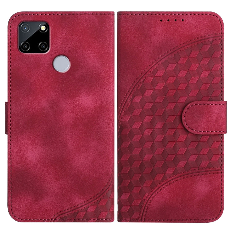 Elephant Head Embossed Phone Leather Case with Lanyard, For Realme 10 4G, For Realme C30 4G/Narzo 50i Prime/C30s, For Realme 9 Pro+, For Realme C20 / C11 2021 / C21, For Realme C12/C15/C25/C25s/7i Global/Narzo 20, For Realme 8/8 Pro                    ...