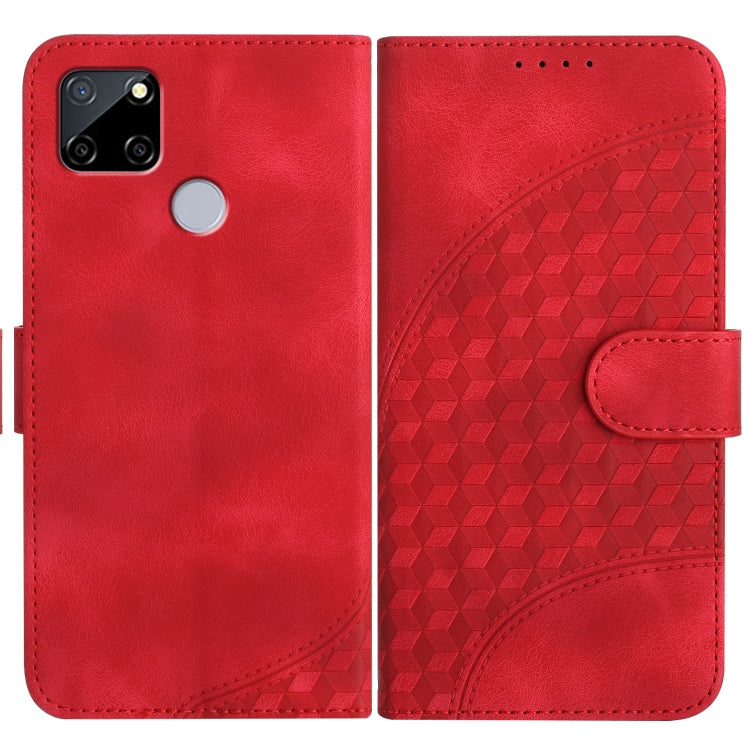 Elephant Head Embossed Phone Leather Case with Lanyard, For Realme 10 4G, For Realme C30 4G/Narzo 50i Prime/C30s, For Realme 9 Pro+, For Realme C20 / C11 2021 / C21, For Realme C12/C15/C25/C25s/7i Global/Narzo 20, For Realme 8/8 Pro                    ...