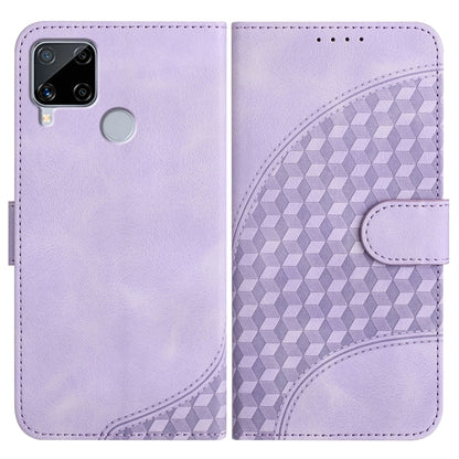 Elephant Head Embossed Phone Leather Case with Lanyard, For Realme 10 4G, For Realme C30 4G/Narzo 50i Prime/C30s, For Realme 9 Pro+, For Realme C20 / C11 2021 / C21, For Realme C12/C15/C25/C25s/7i Global/Narzo 20, For Realme 8/8 Pro                    ...