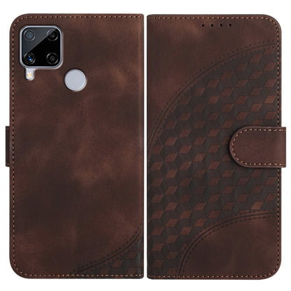 Elephant Head Embossed Phone Leather Case with Lanyard, For Realme 10 4G, For Realme C30 4G/Narzo 50i Prime/C30s, For Realme 9 Pro+, For Realme C20 / C11 2021 / C21, For Realme C12/C15/C25/C25s/7i Global/Narzo 20, For Realme 8/8 Pro                    ...