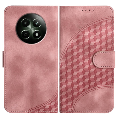 Elephant Head Embossed Phone Leather Case with Lanyard, For Realme GT 6 / GT 6T, For Realme C63 / C61 Global, For Realme 12 5G Global, For Realme 12+ 5G Global, For Realme 12 Pro 5G Global/12 Pro+ 5G Global, For Realme GT5 Pro, For Realme C53/Narzo N53...