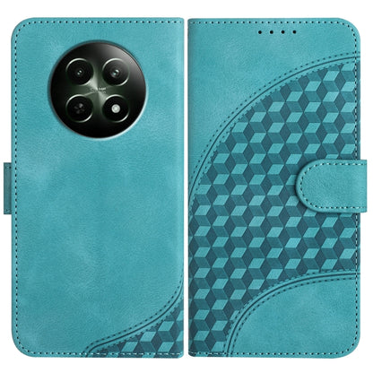 Elephant Head Embossed Phone Leather Case with Lanyard, For Realme GT 6 / GT 6T, For Realme C63 / C61 Global, For Realme 12 5G Global, For Realme 12+ 5G Global, For Realme 12 Pro 5G Global/12 Pro+ 5G Global, For Realme GT5 Pro, For Realme C53/Narzo N53...