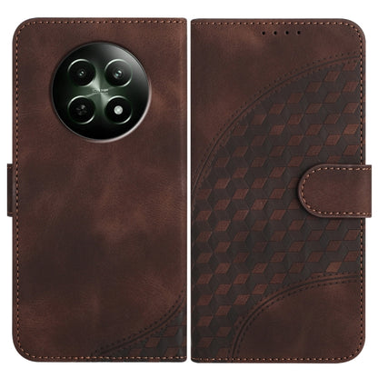 Elephant Head Embossed Phone Leather Case with Lanyard, For Realme GT 6 / GT 6T, For Realme C63 / C61 Global, For Realme 12 5G Global, For Realme 12+ 5G Global, For Realme 12 Pro 5G Global/12 Pro+ 5G Global, For Realme GT5 Pro, For Realme C53/Narzo N53...
