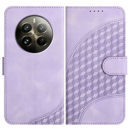 Elephant Head Embossed Phone Leather Case with Lanyard, For Realme GT 6 / GT 6T, For Realme C63 / C61 Global, For Realme 12 5G Global, For Realme 12+ 5G Global, For Realme 12 Pro 5G Global/12 Pro+ 5G Global, For Realme GT5 Pro, For Realme C53/Narzo N53...
