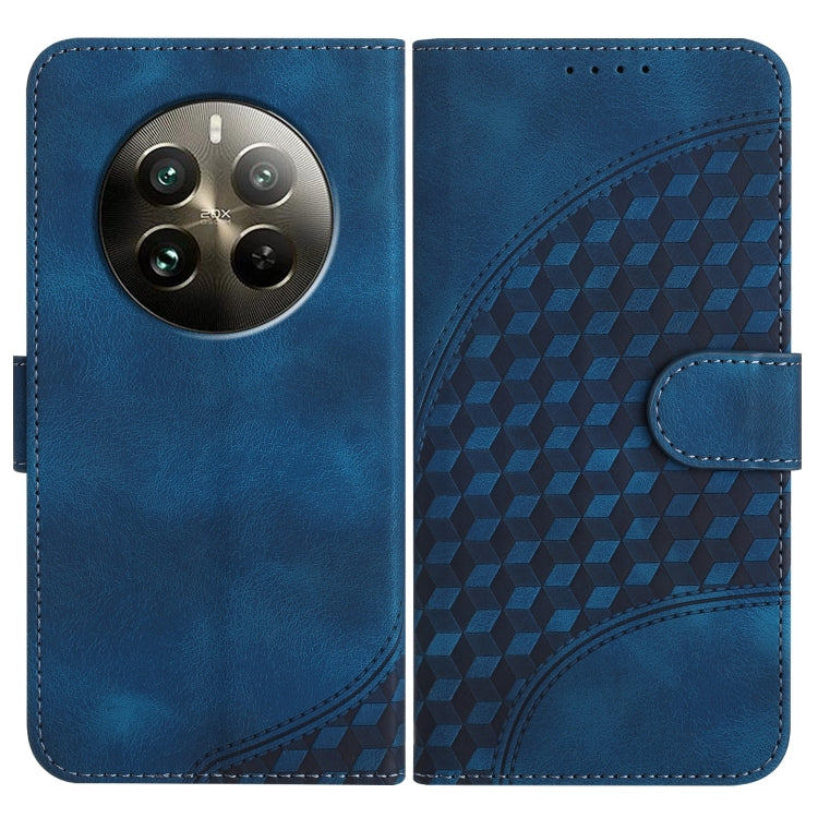 Elephant Head Embossed Phone Leather Case with Lanyard, For Realme GT 6 / GT 6T, For Realme C63 / C61 Global, For Realme 12 5G Global, For Realme 12+ 5G Global, For Realme 12 Pro 5G Global/12 Pro+ 5G Global, For Realme GT5 Pro, For Realme C53/Narzo N53...