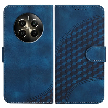 Elephant Head Embossed Phone Leather Case with Lanyard, For Realme GT 6 / GT 6T, For Realme C63 / C61 Global, For Realme 12 5G Global, For Realme 12+ 5G Global, For Realme 12 Pro 5G Global/12 Pro+ 5G Global, For Realme GT5 Pro, For Realme C53/Narzo N53...