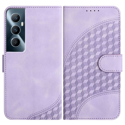 Elephant Head Embossed Phone Leather Case with Lanyard, For Realme GT 6 / GT 6T, For Realme C63 / C61 Global, For Realme 12 5G Global, For Realme 12+ 5G Global, For Realme 12 Pro 5G Global/12 Pro+ 5G Global, For Realme GT5 Pro, For Realme C53/Narzo N53...