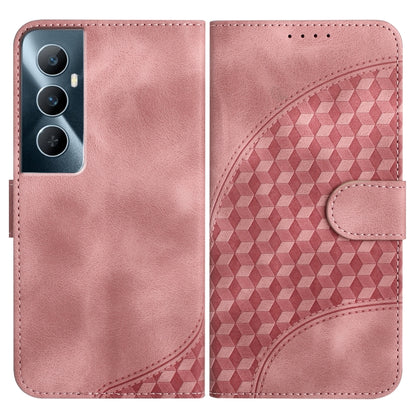 Elephant Head Embossed Phone Leather Case with Lanyard, For Realme GT 6 / GT 6T, For Realme C63 / C61 Global, For Realme 12 5G Global, For Realme 12+ 5G Global, For Realme 12 Pro 5G Global/12 Pro+ 5G Global, For Realme GT5 Pro, For Realme C53/Narzo N53...