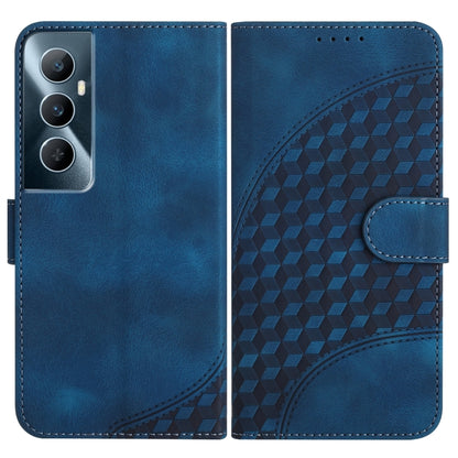 Elephant Head Embossed Phone Leather Case with Lanyard, For Realme GT 6 / GT 6T, For Realme C63 / C61 Global, For Realme 12 5G Global, For Realme 12+ 5G Global, For Realme 12 Pro 5G Global/12 Pro+ 5G Global, For Realme GT5 Pro, For Realme C53/Narzo N53...