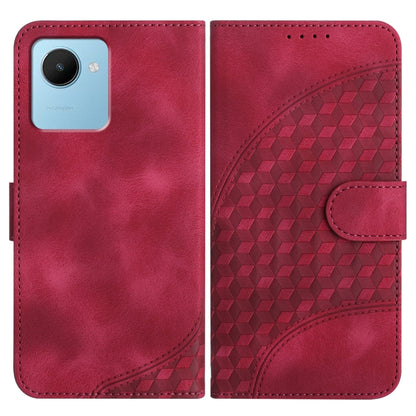 Elephant Head Embossed Phone Leather Case with Lanyard, For Realme 10 4G, For Realme C30 4G/Narzo 50i Prime/C30s, For Realme 9 Pro+, For Realme C20 / C11 2021 / C21, For Realme C12/C15/C25/C25s/7i Global/Narzo 20, For Realme 8/8 Pro                    ...