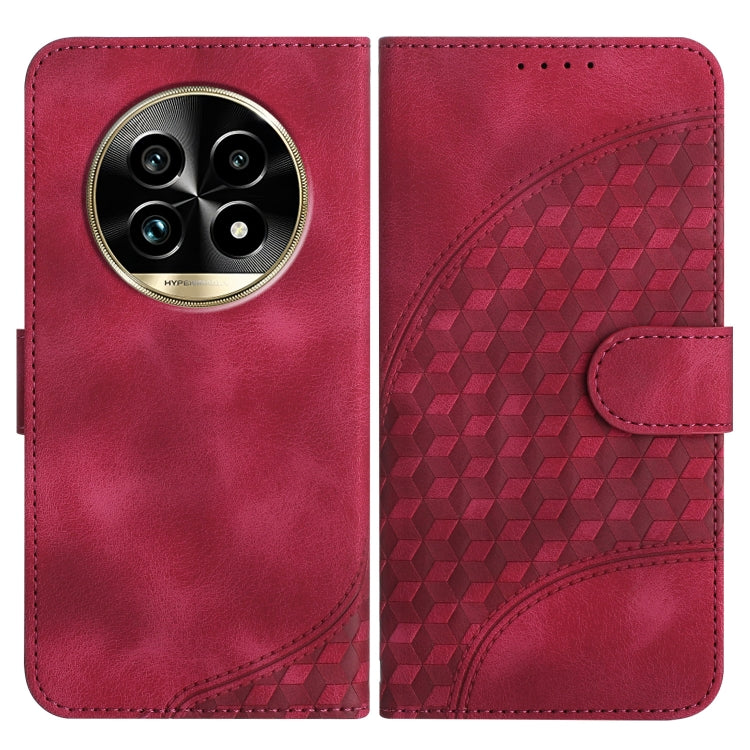 Elephant Head Embossed Phone Leather Case with Lanyard, For Realme C71 India, For Realme 15 5G / 15 Pro 5G, For Realme GT 7 India, For Realme 14 / P3 5G Global, For Realme P3 Ultra 5G, For Realme P3 Pro, For Realme 14 Pro+, For Realme 14 Pro           ...