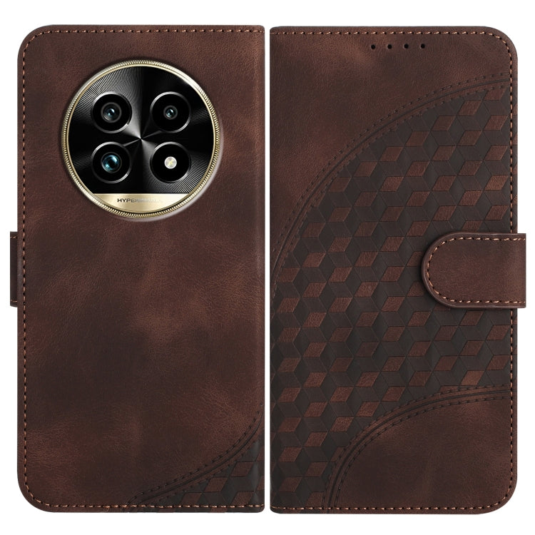 Elephant Head Embossed Phone Leather Case with Lanyard, For Realme C71 India, For Realme 15 5G / 15 Pro 5G, For Realme GT 7 India, For Realme 14 / P3 5G Global, For Realme P3 Ultra 5G, For Realme P3 Pro, For Realme 14 Pro+, For Realme 14 Pro           ...