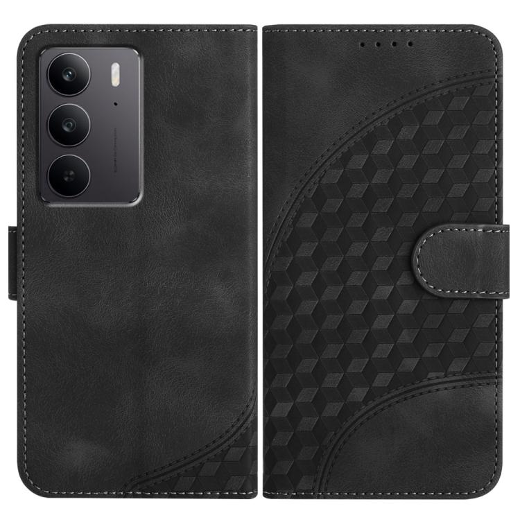 Elephant Head Embossed Phone Leather Case with Lanyard, For Realme C71 India, For Realme 15 5G / 15 Pro 5G, For Realme GT 7 India, For Realme 14 / P3 5G Global, For Realme P3 Ultra 5G, For Realme P3 Pro, For Realme 14 Pro+, For Realme 14 Pro           ...