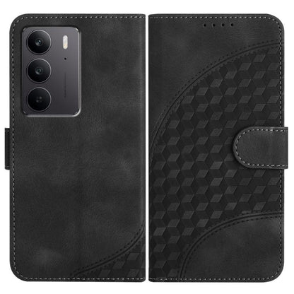 Elephant Head Embossed Phone Leather Case with Lanyard, For Realme C71 India, For Realme 15 5G / 15 Pro 5G, For Realme GT 7 India, For Realme 14 / P3 5G Global, For Realme P3 Ultra 5G, For Realme P3 Pro, For Realme 14 Pro+, For Realme 14 Pro           ...
