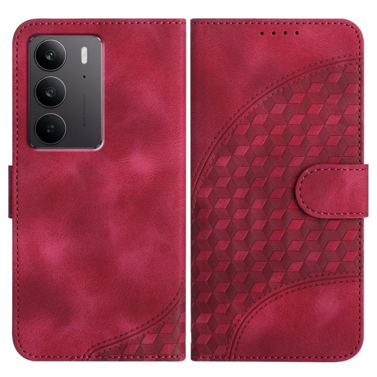 Elephant Head Embossed Phone Leather Case with Lanyard, For Realme C71 India, For Realme 15 5G / 15 Pro 5G, For Realme GT 7 India, For Realme 14 / P3 5G Global, For Realme P3 Ultra 5G, For Realme P3 Pro, For Realme 14 Pro+, For Realme 14 Pro           ...