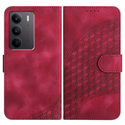 Elephant Head Embossed Phone Leather Case with Lanyard, For Realme C71 India, For Realme 15 5G / 15 Pro 5G, For Realme GT 7 India, For Realme 14 / P3 5G Global, For Realme P3 Ultra 5G, For Realme P3 Pro, For Realme 14 Pro+, For Realme 14 Pro           ...