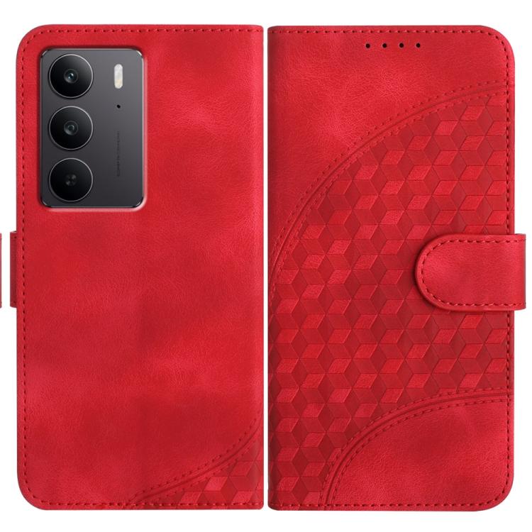 Elephant Head Embossed Phone Leather Case with Lanyard, For Realme C71 India, For Realme 15 5G / 15 Pro 5G, For Realme GT 7 India, For Realme 14 / P3 5G Global, For Realme P3 Ultra 5G, For Realme P3 Pro, For Realme 14 Pro+, For Realme 14 Pro           ...