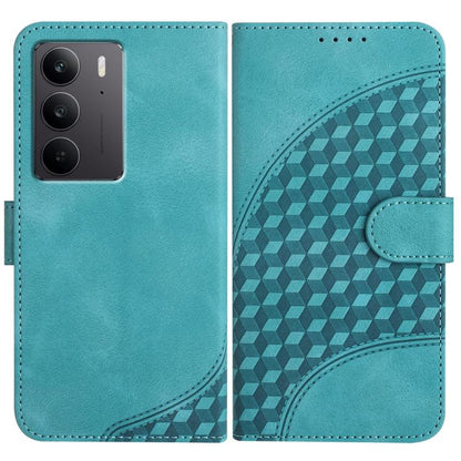 Elephant Head Embossed Phone Leather Case with Lanyard, For Realme C71 India, For Realme 15 5G / 15 Pro 5G, For Realme GT 7 India, For Realme 14 / P3 5G Global, For Realme P3 Ultra 5G, For Realme P3 Pro, For Realme 14 Pro+, For Realme 14 Pro           ...