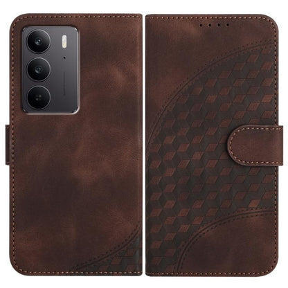 Elephant Head Embossed Phone Leather Case with Lanyard, For Realme C71 India, For Realme 15 5G / 15 Pro 5G, For Realme GT 7 India, For Realme 14 / P3 5G Global, For Realme P3 Ultra 5G, For Realme P3 Pro, For Realme 14 Pro+, For Realme 14 Pro           ...