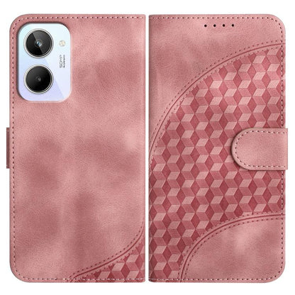 Elephant Head Embossed Phone Leather Case with Lanyard, For Realme 10 4G, For Realme C30 4G/Narzo 50i Prime/C30s, For Realme 9 Pro+, For Realme C20 / C11 2021 / C21, For Realme C12/C15/C25/C25s/7i Global/Narzo 20, For Realme 8/8 Pro                    ...