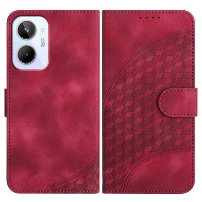 Elephant Head Embossed Phone Leather Case with Lanyard, For Realme 10 4G, For Realme C30 4G/Narzo 50i Prime/C30s, For Realme 9 Pro+, For Realme C20 / C11 2021 / C21, For Realme C12/C15/C25/C25s/7i Global/Narzo 20, For Realme 8/8 Pro                    ...