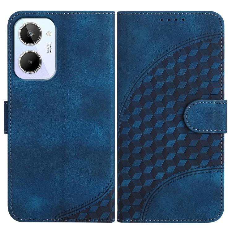 Elephant Head Embossed Phone Leather Case with Lanyard, For Realme 10 4G, For Realme C30 4G/Narzo 50i Prime/C30s, For Realme 9 Pro+, For Realme C20 / C11 2021 / C21, For Realme C12/C15/C25/C25s/7i Global/Narzo 20, For Realme 8/8 Pro                    ...