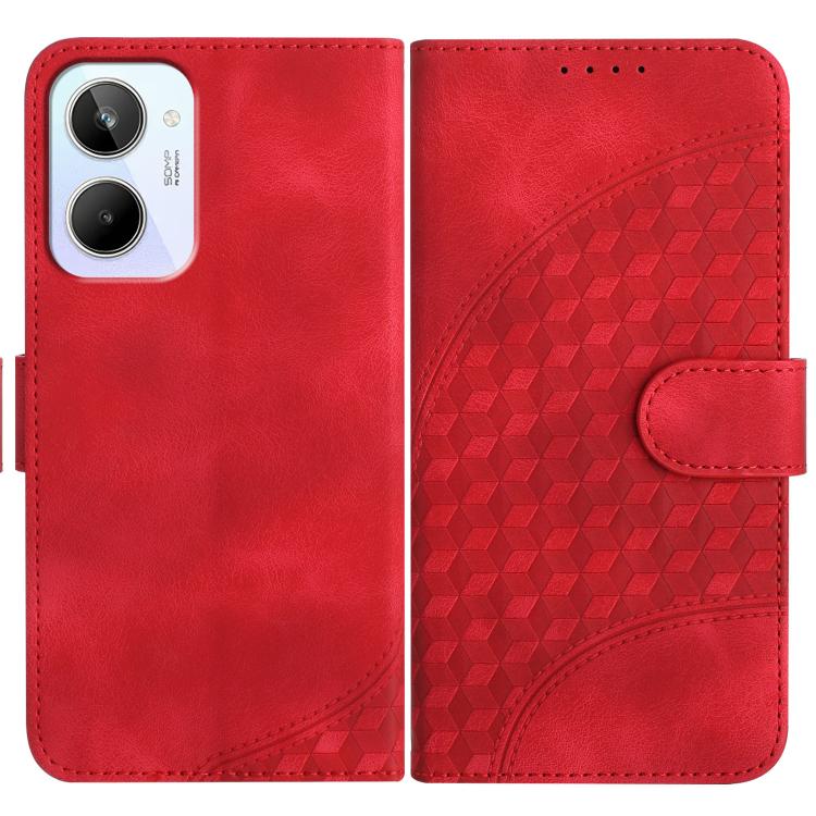 Elephant Head Embossed Phone Leather Case with Lanyard, For Realme 10 4G, For Realme C30 4G/Narzo 50i Prime/C30s, For Realme 9 Pro+, For Realme C20 / C11 2021 / C21, For Realme C12/C15/C25/C25s/7i Global/Narzo 20, For Realme 8/8 Pro                    ...